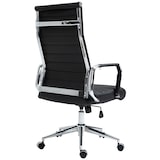 thumbnail of Chaise de bureau Kolumbus cuir véritable Noir