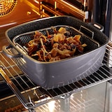 thumbnail of STONELINE® Multi-Eckpfanne 28 x 28 cm, mit Dampf- und Frittierfunktion, Induktion und backofengeeignet