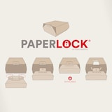 thumbnail of Garcia de Pou 300 Unités - Boîtes "Lunch Box" Paperlock 'Thepack' 220 G/M2 21X20,5X8 Cm Blanc Carton Ondulé Nano-Micro