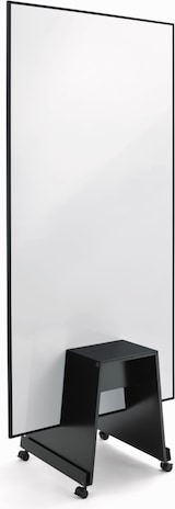 thumbnail of Agiles Whiteboard Meet up Rahmen schwarz 900x1800x17mm.