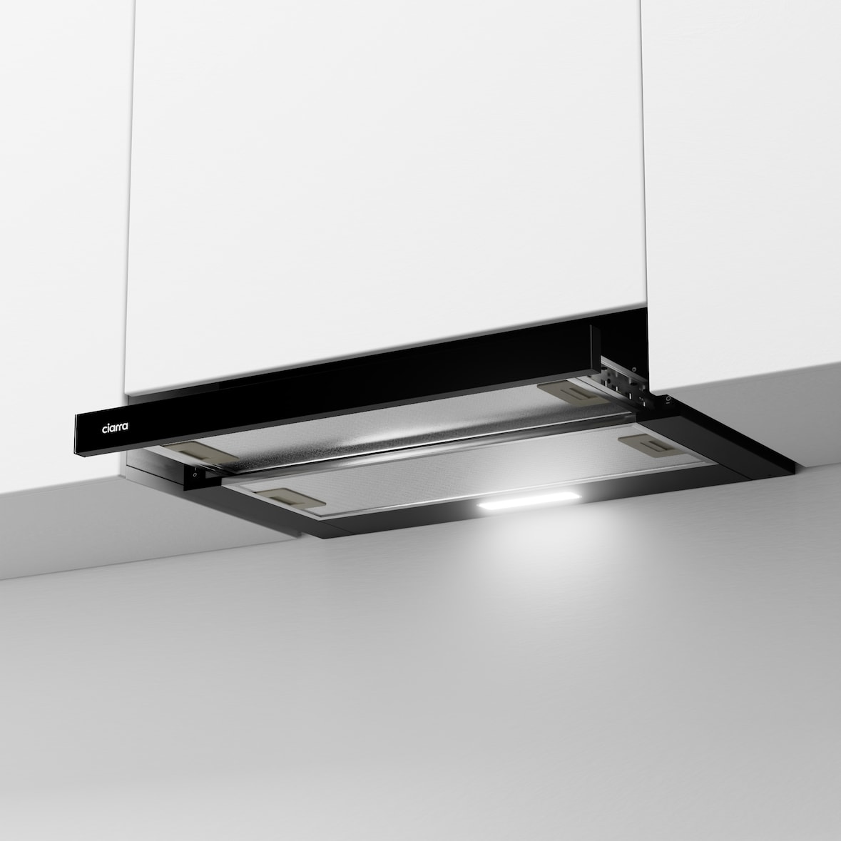 CIARRA Cappa a Scomparsa A++ Cappa Aspirante 60cm 370m³/h Cappa Integrata VM6906DB