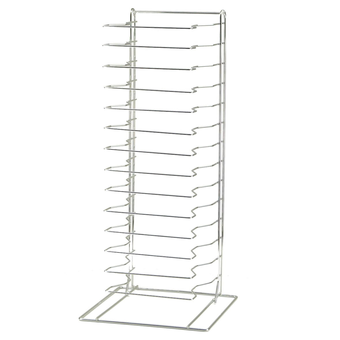 Pizzablechhalter für 14 Pizzableche Pizzablechständer Pizzablechauflage Rack