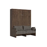 thumbnail of Doppelbett Sofà Kentaro vertikal klappbar Walnuss (ALESSIA 20) Klappbett