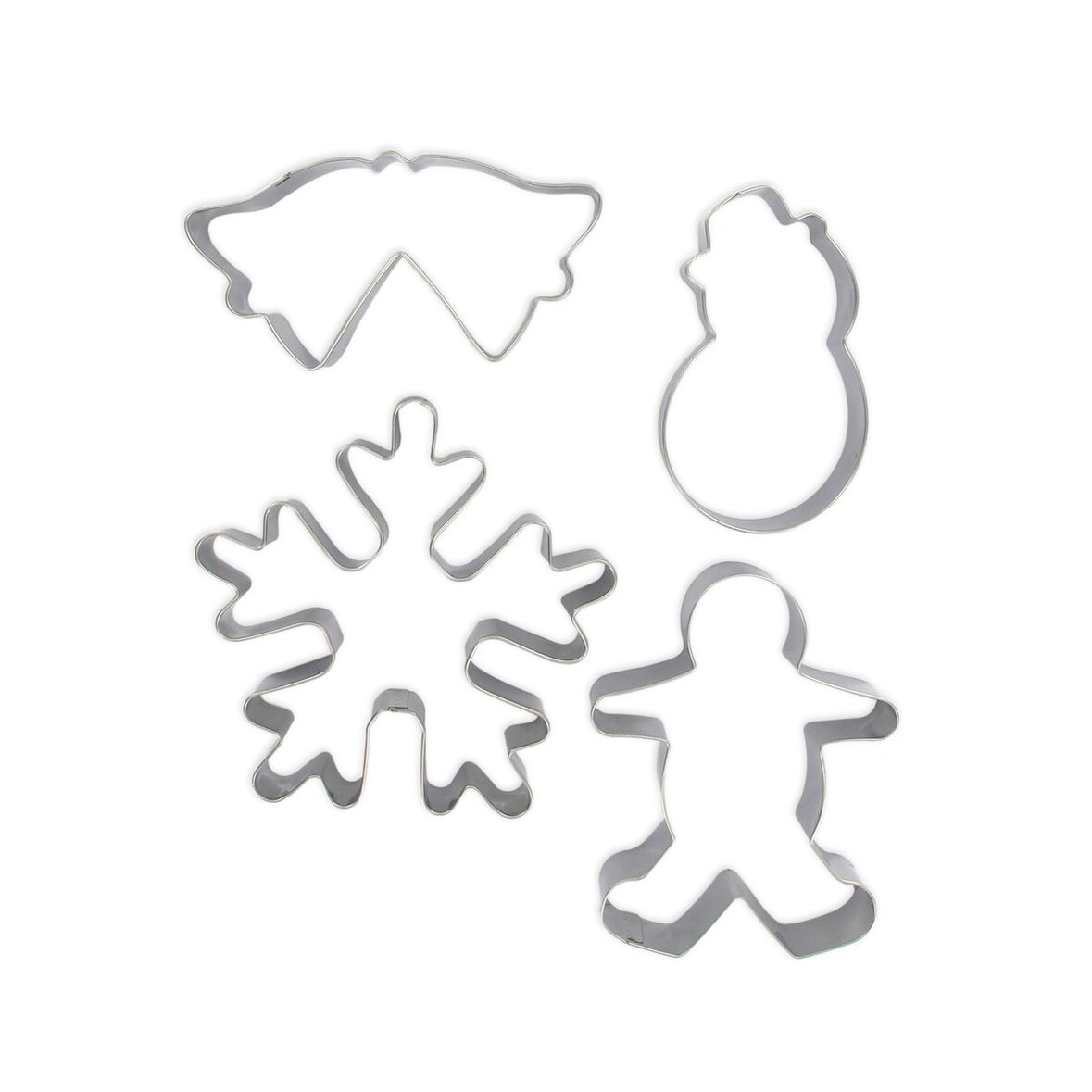 Set van 4 Zenker kerstkoekjesvormen