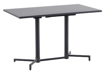 METRO PROFESSIONAL Tavolo da bistrot pieghevole Aveiro, acciaio, 120 x 70 cm, rettangolare, grigio scuro