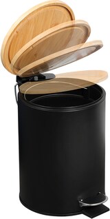 thumbnail of KESPER Kosmetikeimer Bambus, FSC, schwarz 3l 24x17x17cm