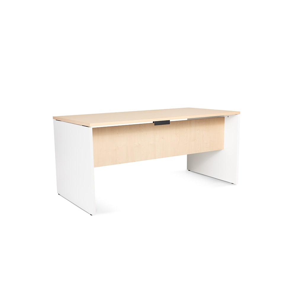 Rocada mesa de oficina serie work 160x80 blanco / haya