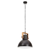 thumbnail of vidaXL Hängelampe Industriestil 25 W Schwarz Rund 30 cm E27
