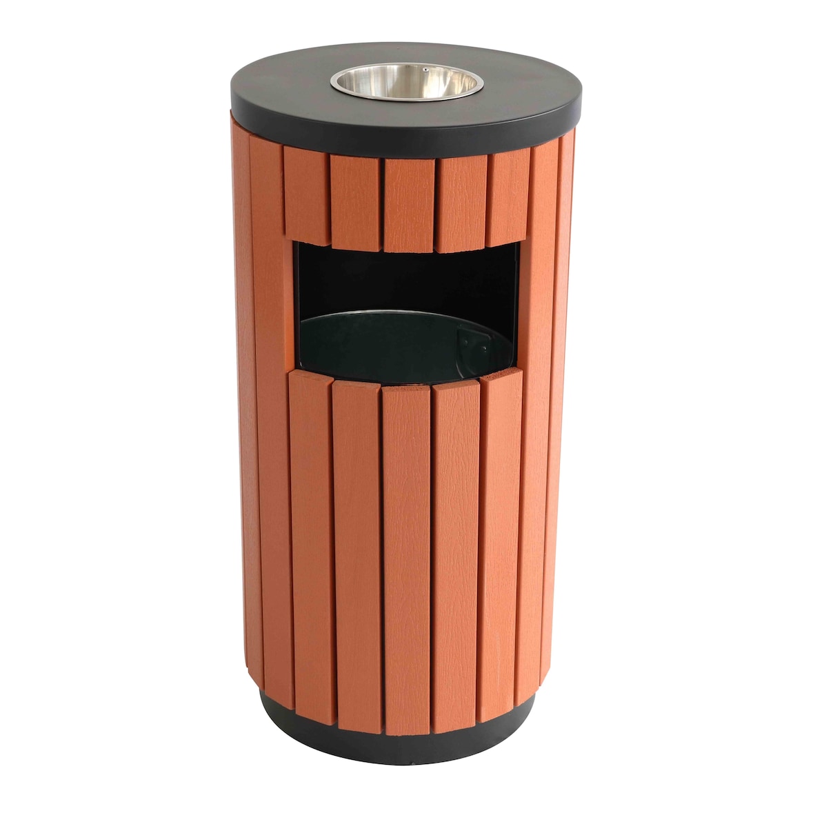 Papelera de exterior con cenicero - 29 L