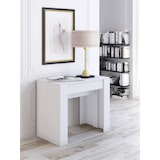 thumbnail of Dmora Consolle allungabile Dpanozz, Tavolo con allunghe, Consolle multiuso, Tavolo da pranzo estensibile fino a 10 posti, 90/237x51h78 cm, Bianco