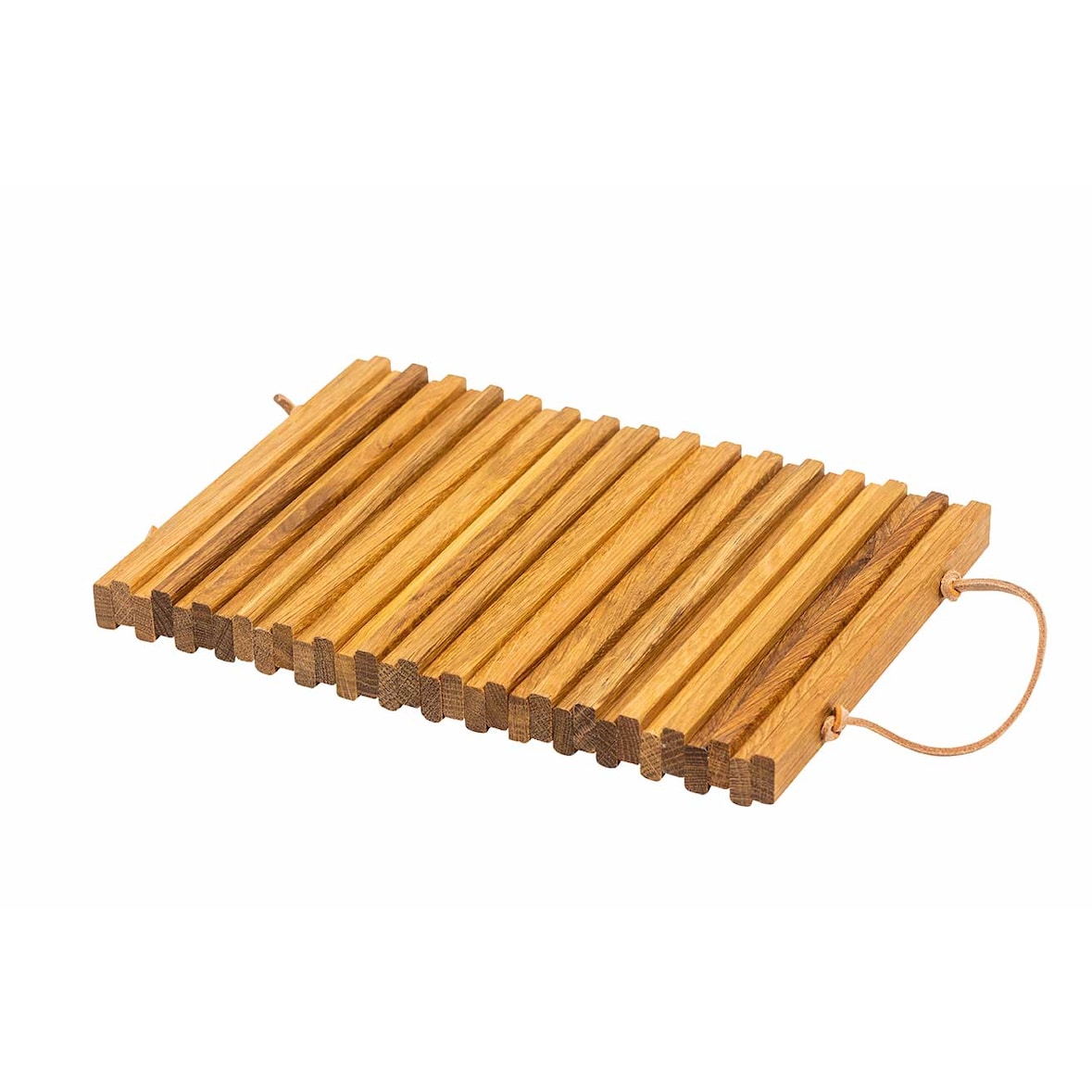 NXT Board Handgefertigte Topfuntersetzer aus Eichenholz, groß