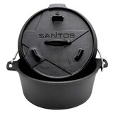 thumbnail of SANTOS BBQ Dutch Oven 4,5qt ohne Füße