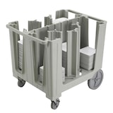 thumbnail of Cambro verstelbare bordenwagen met 6 tussenschotten
