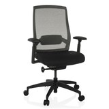 thumbnail of Bureaustoel / draaistoel COLORE rugleuning mesh / zitting stof zwart hjh OFFICE