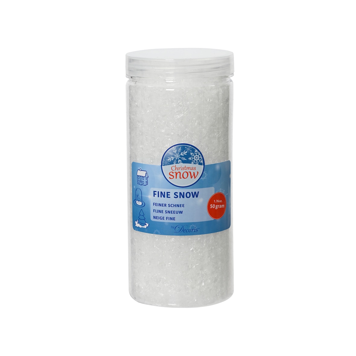 Kunstschnee Schneeflocken 50g zum Basteln Dekorieren Schnee Deko Bastelschnee Dekoschnee Weihnachtsdeko Winterdeko weiß