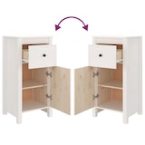 thumbnail of Helloshop26 - Buffet Sideboard Kommode Kleiderschrank Aufbewahrungsmöbel Organizer für Küche Wohnzimmer Lounge 2er-Set 40 x 35 x 80 02_0036666