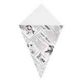 thumbnail of Garcia de Pou 1200 Unità - Coni Per Fritti 'Thepack Times' 250 G 230 G/M2 15,7X26,8 Cm Bianco Cartone Ondulato A Nano-Micro