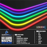 thumbnail of Titanwolf RGB Gaming Mauspad, Mousepad XL 800 x 300mm verbessert Präzision & Geschwindigkeit, Titanwolf
