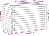 thumbnail of vidaXL Pflanzkübel 70x40x49,5 cm Kiefernholz Imprägniert