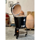 thumbnail of Carrinho de metal kamado B10, modelo “TankB10 Grande”, feito de aço. Dimensões de 60  x 62  x 43 cm.