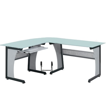 TAVOLO SCRIVANIA Computer Postazione Angolare PC Ufficio Mod. OFFICE by Yelloo