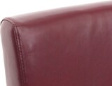 thumbnail of 2er-Set Esszimmerstuhl Stuhl Küchenstuhl klassisch und zeitlos  | HxBxT 90x43x56cm | Sitzhöhe 45cm |  Kunstleder  |  helle Beine |  Rot
