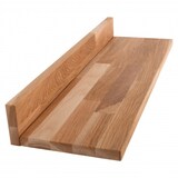 thumbnail of Raburg Wandregal ALVA, Eiche - 60 cm lang, 20 cm tief, robustes Vollholz, bis 8 kg belastbar