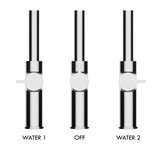 thumbnail of 4 Wege Wasserhahn Küchenarmatur Spültischmischer FC, Verchromt mit 360° schwenkbarem U-Auslauf