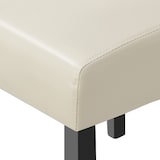 thumbnail of tectake Silla de comedor ergonómica - Juego de 4 crema