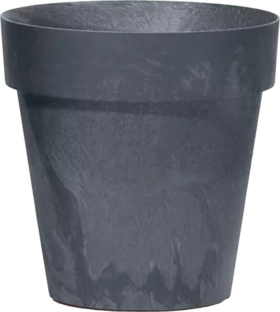 Prosperplast - CUBE BETON EFFECT 0,6L Topf - 11x11x9,7cm in Anthrazitfarbe
