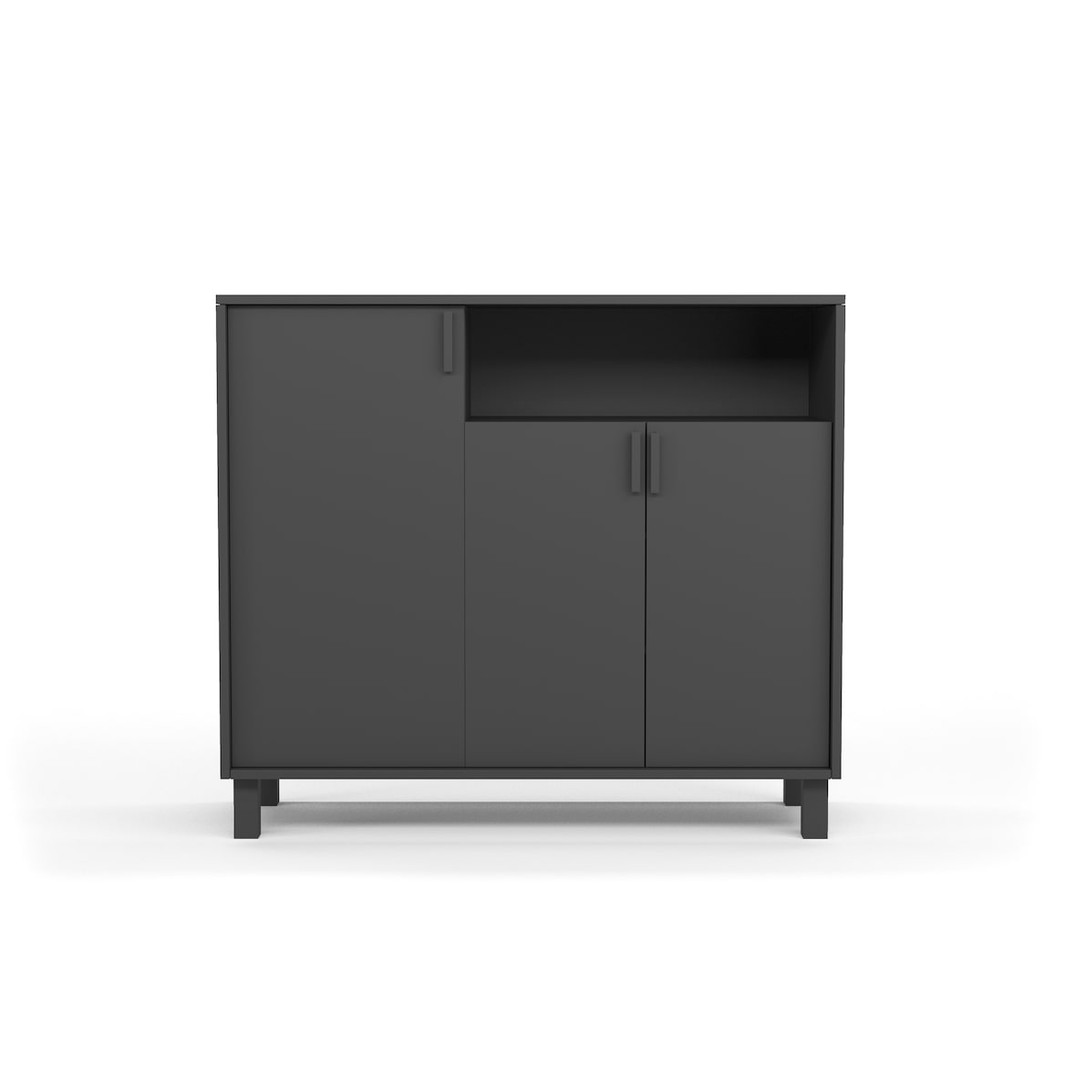 Zapatero 520 de HERDASA modelo MILANO, grafito.