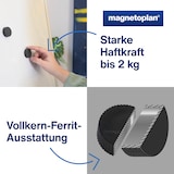 thumbnail of magnetoplan Discofix Rundmagnet "magnum", schwarz