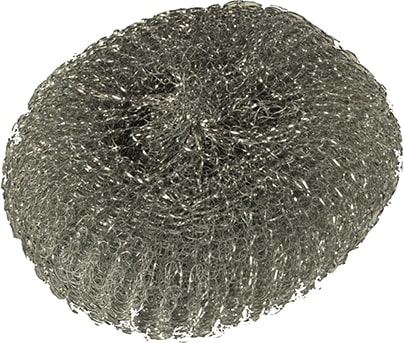 Starpak 10 Topfreiniger, Draht rund Ø 13 cm · 4,5 cm silber , kratzend