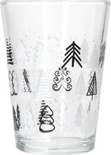 thumbnail of 6er Set TREE GREY WINTER Weihnachtsbaum Weihnachtsgläser mit schwarzen & weißen Tannenbäumen – 817348