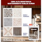 thumbnail of Friegasuelos con cera de alta resistencia y mantenimiento para suelos duros CERAPRO 5 Litros