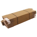 thumbnail of Wellpapp-Faltkarton 1-wellig, 108x108x1000mm,A0,Qual.1.20B, braun, Fefco0201, teleskopier-, bar mit Artikel 5230502, 25 Kartons