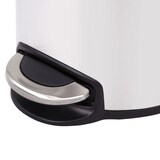 thumbnail of PROREGAL Treteimer mit stilvollem Pedal, leise schließendem Deckel & Kunststoffinneneimer | 5 Liter, HxBxT 29x20,3x26,5cm | Weiß