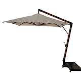 thumbnail of Proloisirs Parasol Déporté 3X3 m Alu Mat Carré Wood Look - Toile Écru