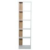 thumbnail of HOMCOM Scaffale Libreria a Parete in Legno Color Rovere con Ripiani