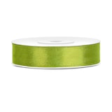 thumbnail of Satin Geschenkband 12mm 5 Farben je 25m lang gelb grün türkis mint schwarz Schleifenband Geschenkverpackung Geburtstag Hochzeit Weihnachten