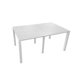 thumbnail of Mesa de jardín extensible 52/260 cm en aluminio blanco