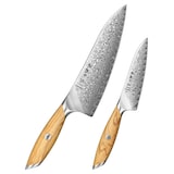 thumbnail of Hezhen - Damascus messenset 2-delig - X01 Flagship series