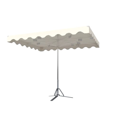 Parasol forain 220x180 fixe Blanc cassé (naturel).