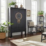 thumbnail of OPIUM OUTLET Muebles Cómoda Armario Aparador Armario de Boda A502/NEGRO negro vintage asiático chino oriental Madera