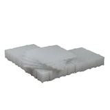 thumbnail of 20 Stück Kunststoff Bodenrost Bodenplatte für Sauna/Garten/Poolbereich 500 x 500 x 25 mm Weiß-Transparent