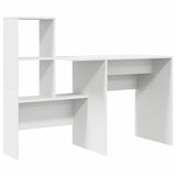 thumbnail of vidaXL Schreibtisch mit Regal Weiß 131,5 x 50 x 106,5 cm Holzwerkstoff