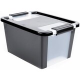 thumbnail of PROREGAL Mega Deal 5x Mehrzweck Aufbewahrungsbehälter STORAGE mit Deckel, HxBxT 26x36,5x19cm, 11 Liter, Schwarz, Behälter, Box, Aufbewahrungsbehälter
