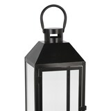 thumbnail of 2er Set Gartenlaternen Laternen Metall Windlicht Schwarz H23/39cm
