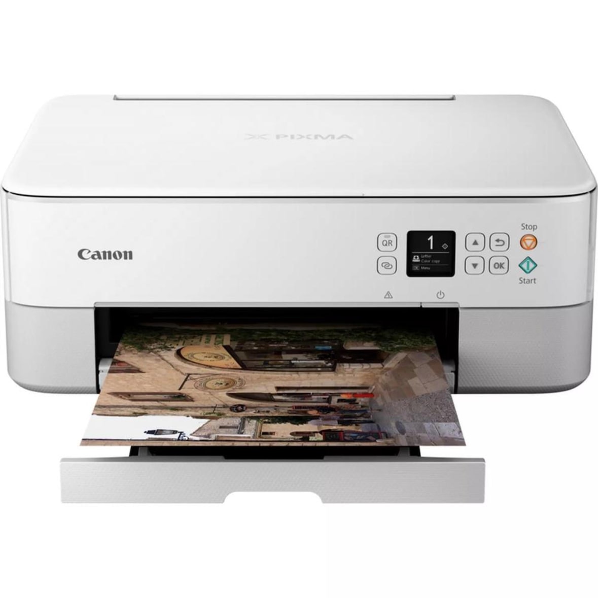 Canon Multifonction Pixma Ts5351i Injection couleur A4 - 13ppm - Wifi - Impression recto-verso - Dpi - Blanc