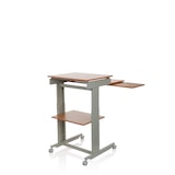 thumbnail of Computertisch / Schreibtisch WORKSTATION grau / buche hjh OFFICE